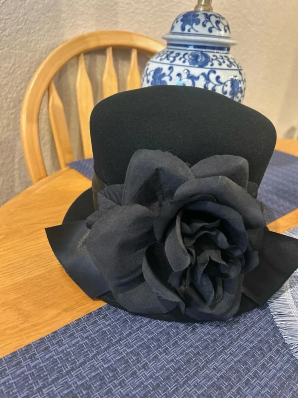 Vintage Commodore 100% Wool Felt Hat